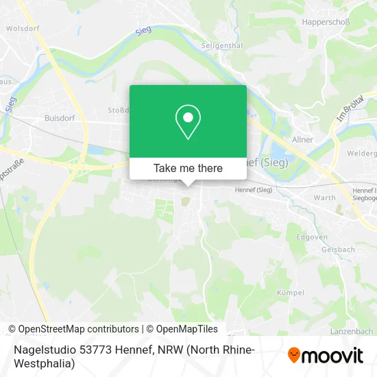 Карта Nagelstudio 53773 Hennef