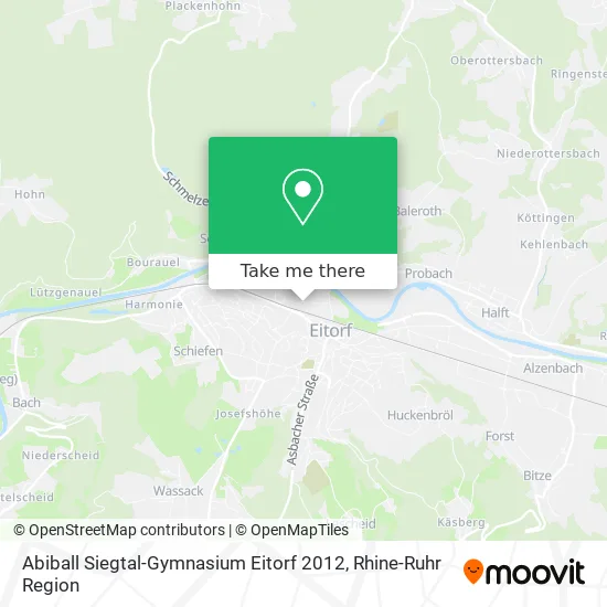 Карта Abiball Siegtal-Gymnasium Eitorf 2012