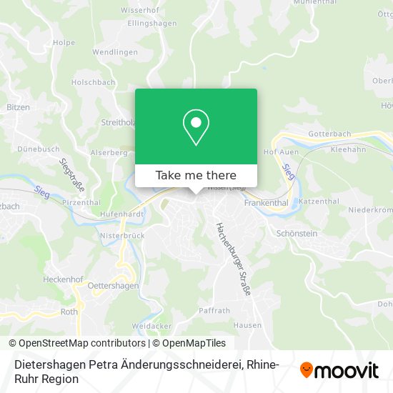 Dietershagen Petra Änderungsschneiderei map