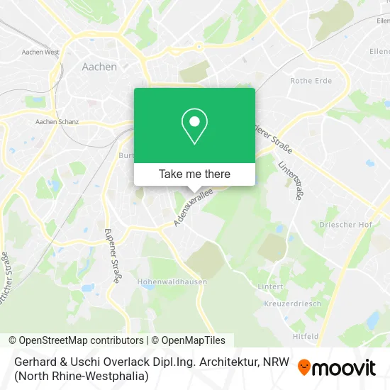 Карта Gerhard & Uschi Overlack Dipl.Ing. Architektur