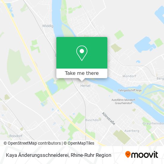 Kaya Änderungsschneiderei map