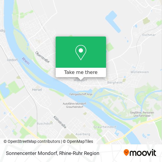 Sonnencenter Mondorf map