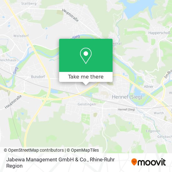 Jabewa Management GmbH & Co. map