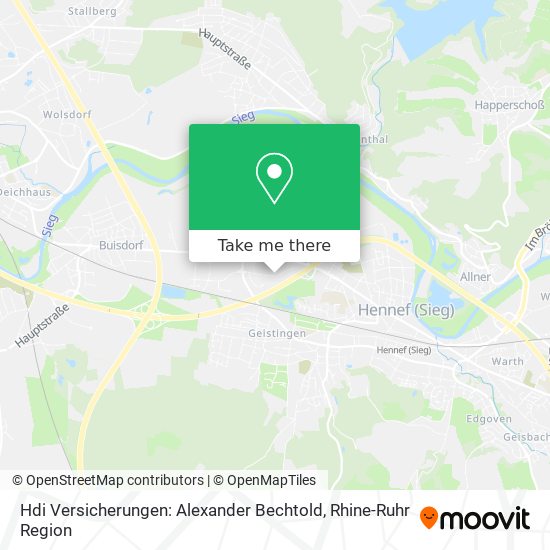 Hdi Versicherungen: Alexander Bechtold map