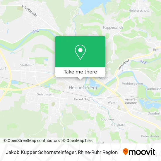 Карта Jakob Kupper Schornsteinfeger
