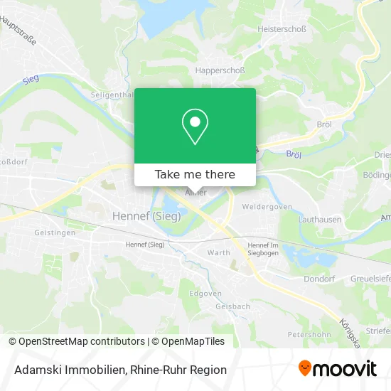 Карта Adamski Immobilien