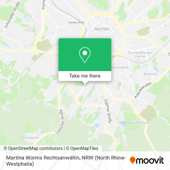 Карта Martina Worms Rechtsanwältin