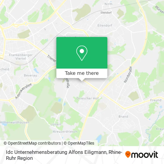 Карта Idc Unternehmensberatung Alfons Eiligmann