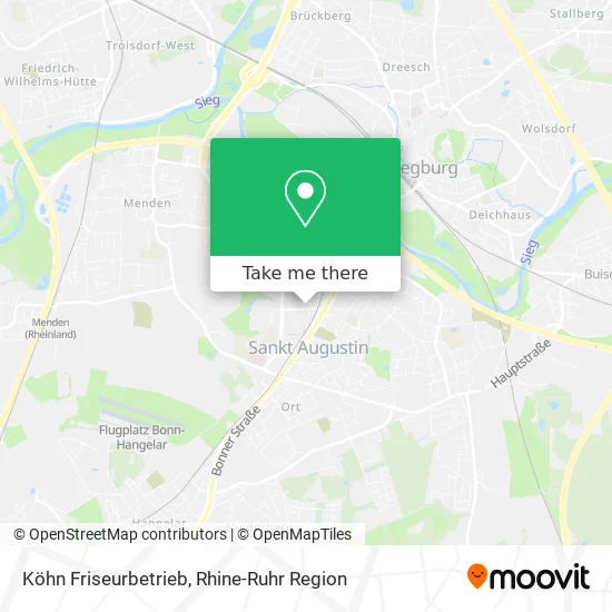 Карта Köhn Friseurbetrieb