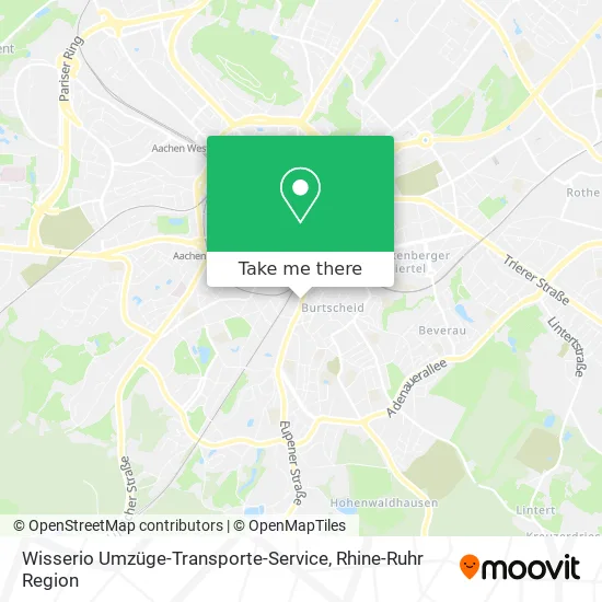 Карта Wisserio Umzüge-Transporte-Service