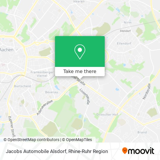Jacobs Automobile Alsdorf map