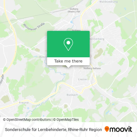 Карта Sonderschule für Lernbehinderte