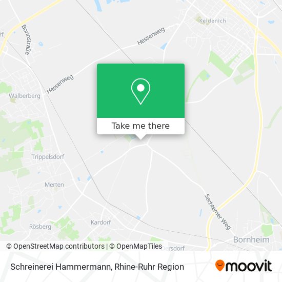 Schreinerei Hammermann map