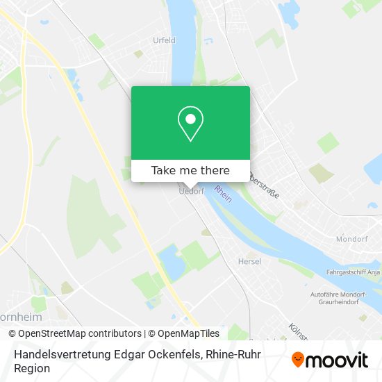 Handelsvertretung Edgar Ockenfels map