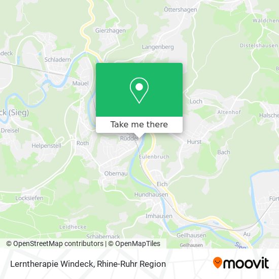 Lerntherapie Windeck map