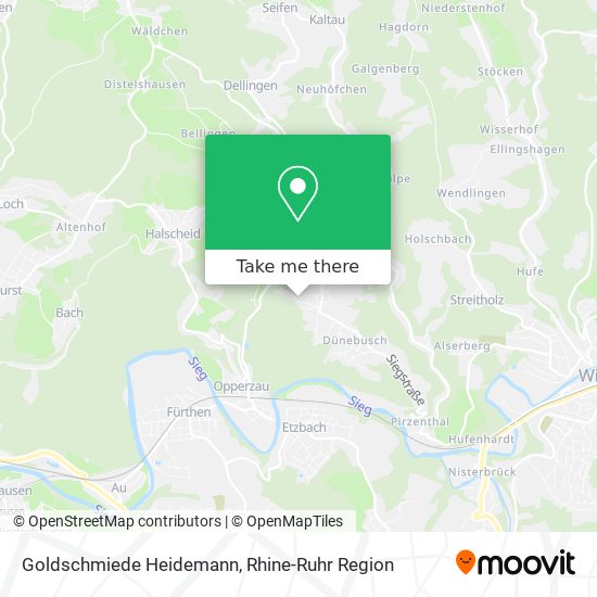 Goldschmiede Heidemann map