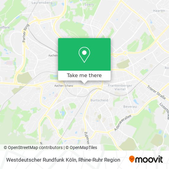 Westdeutscher Rundfunk Köln map