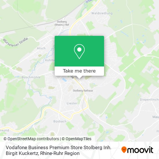 Vodafone Business Premium Store Stolberg Inh. Birgit Kuckertz map