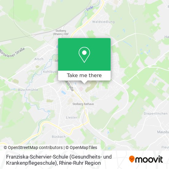 Franziska-Schervier-Schule (Gesundheits- und Krankenpflegeschule) map