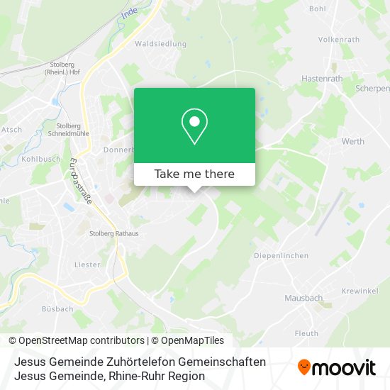 Jesus Gemeinde Zuhörtelefon Gemeinschaften Jesus Gemeinde map