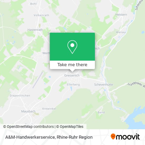 A&M-Handwerkerservice map