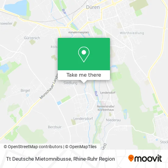 Карта Tt Deutsche Mietomnibusse