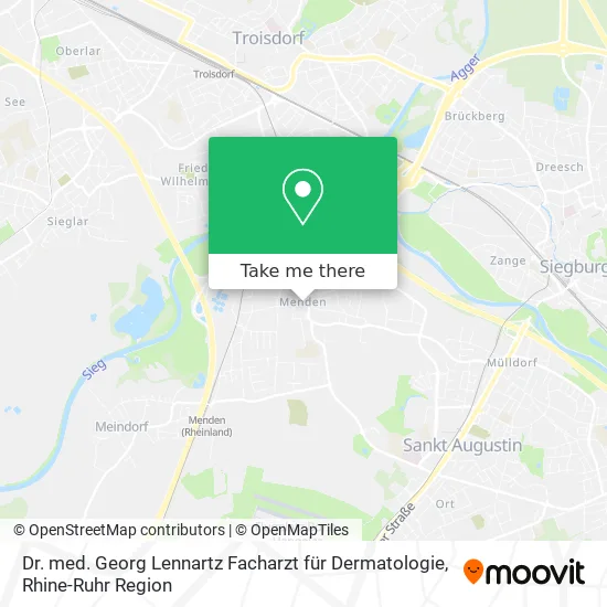 Dr. med. Georg Lennartz Facharzt für Dermatologie map