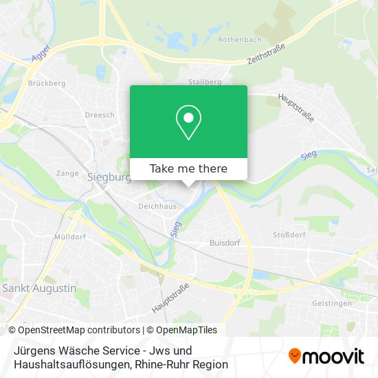 Jürgens Wäsche Service - Jws und Haushaltsauflösungen map