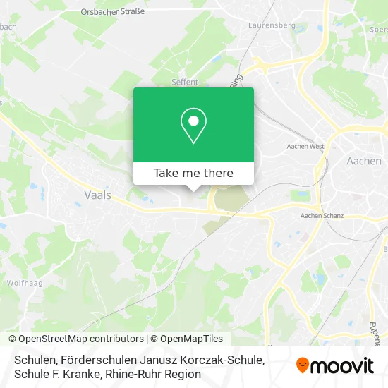 Schulen, Förderschulen Janusz Korczak-Schule, Schule F. Kranke map