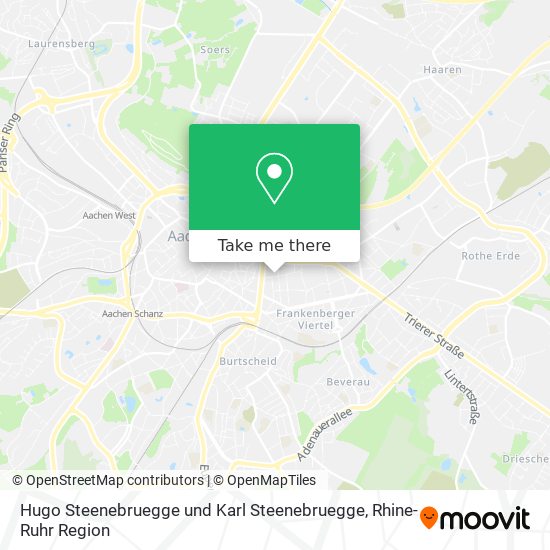 Hugo Steenebruegge und Karl Steenebruegge map