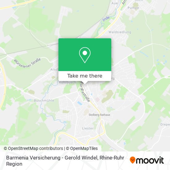 Barmenia Versicherung - Gerold Windel map