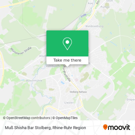 Карта Muß Shisha Bar Stolberg