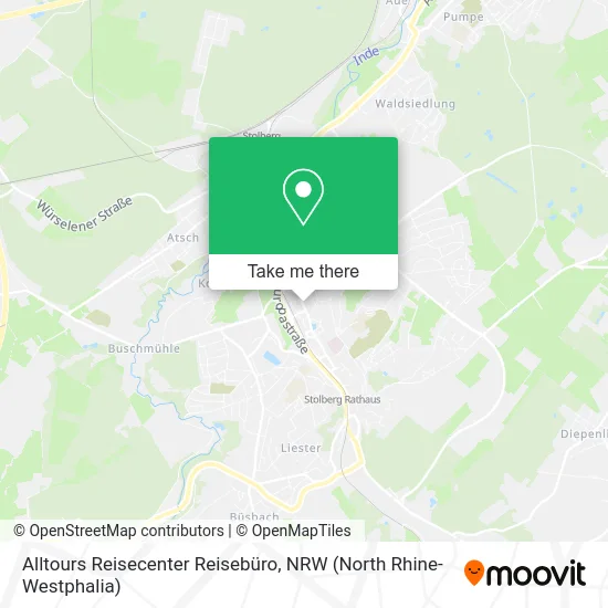 Alltours Reisecenter Reisebüro map