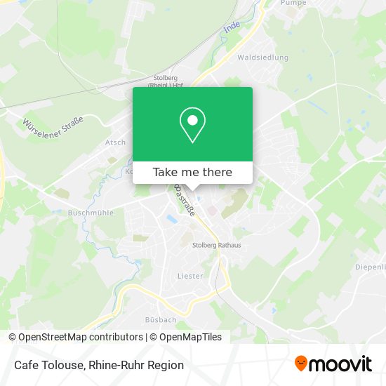 Cafe Tolouse map