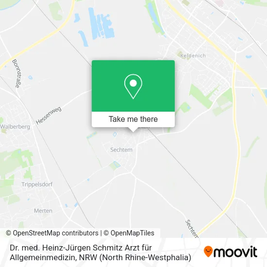 Dr. med. Heinz-Jürgen Schmitz Arzt für Allgemeinmedizin map
