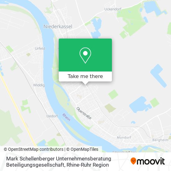 Mark Schellenberger Unternehmensberatung Beteiligungsgesellschaft map