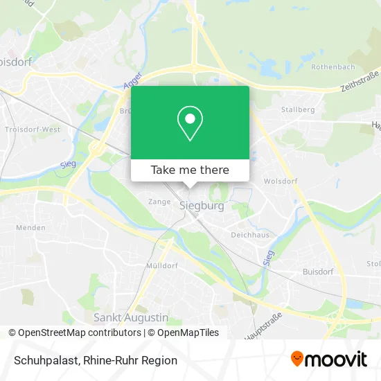 Карта Schuhpalast