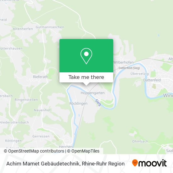 Achim Mamet Gebäudetechnik map