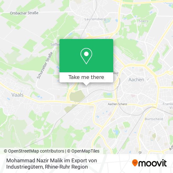 Mohammad Nazir Malik im Export von Industriegütern map