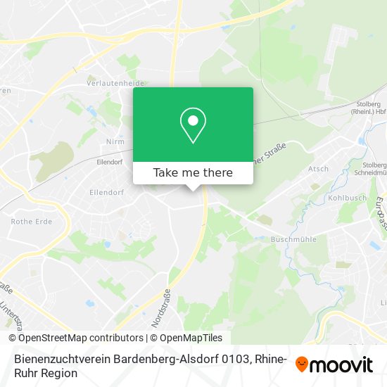 Bienenzuchtverein Bardenberg-Alsdorf 0103 map