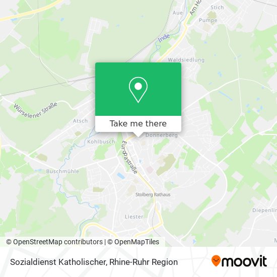 Sozialdienst Katholischer map