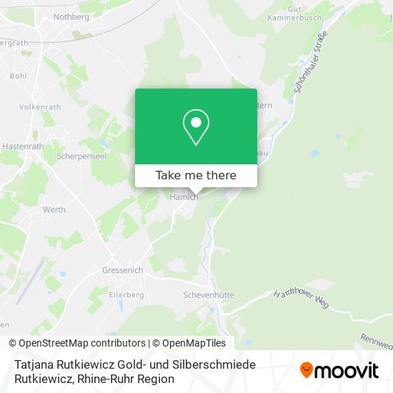 Tatjana Rutkiewicz Gold- und Silberschmiede Rutkiewicz map