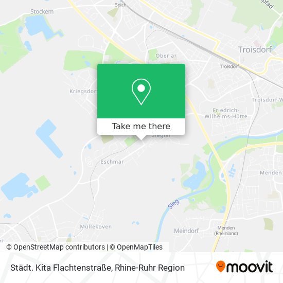 Städt. Kita Flachtenstraße map