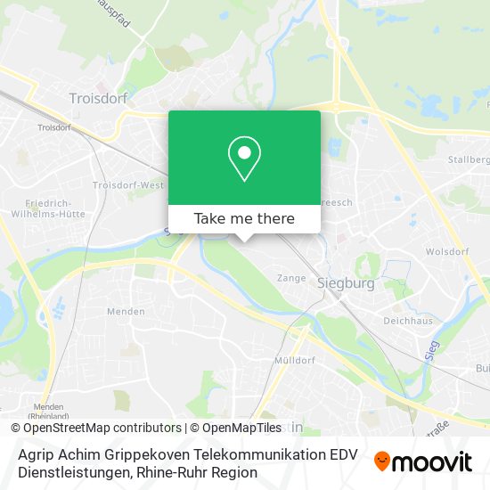 Agrip Achim Grippekoven Telekommunikation EDV Dienstleistungen map