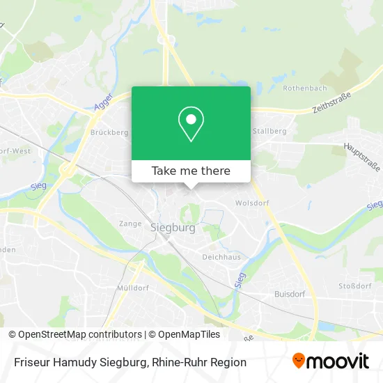 Карта Friseur Hamudy Siegburg