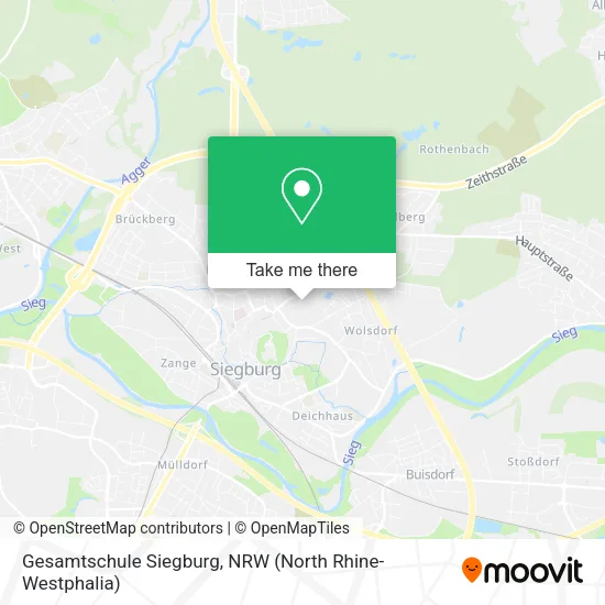 Карта Gesamtschule Siegburg