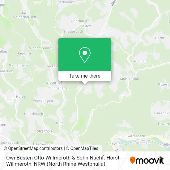 Карта Owi-Büsten Otto Willmeroth & Sohn Nachf. Horst Willmeroth