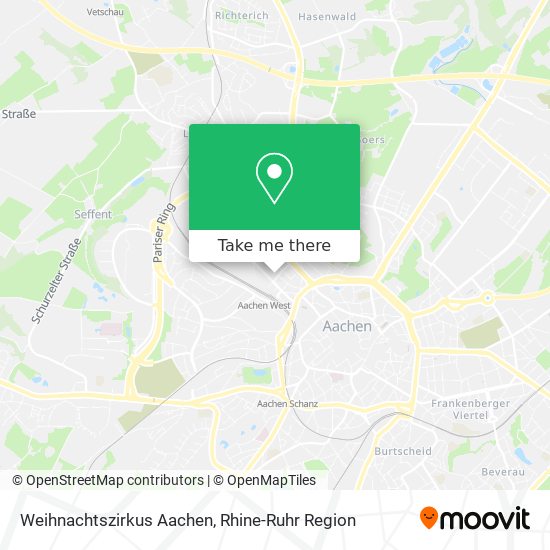 Weihnachtszirkus Aachen map