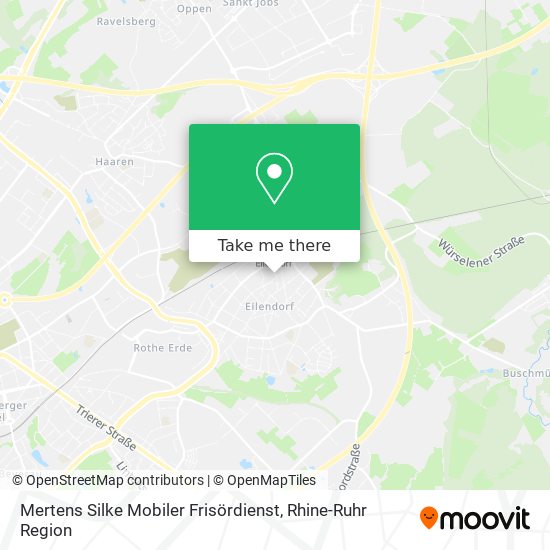 Mertens Silke Mobiler Frisördienst map