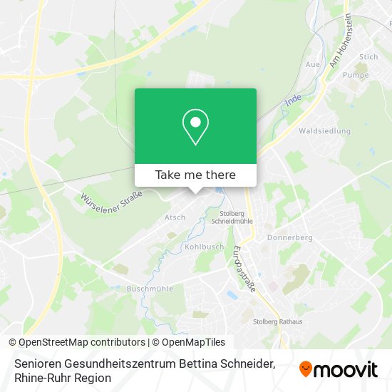 Senioren Gesundheitszentrum Bettina Schneider map